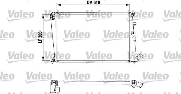 Valeo 730958 - Chladič vody -