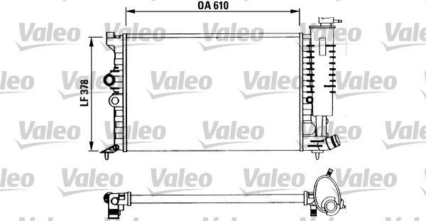 Valeo 730960 - Chladič vody -