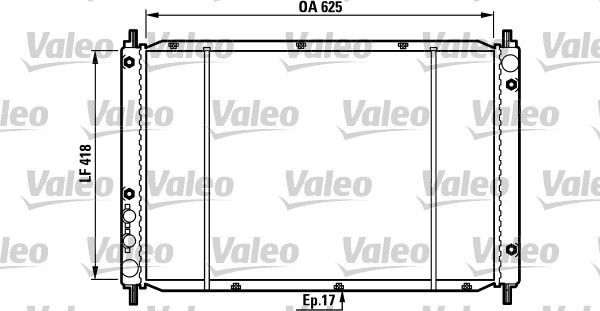 Valeo 730970 - Chladič vody -