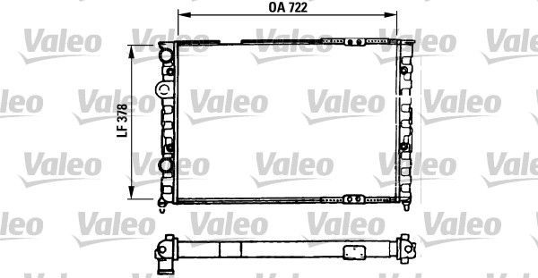 Valeo 730971 - Chladič vody -