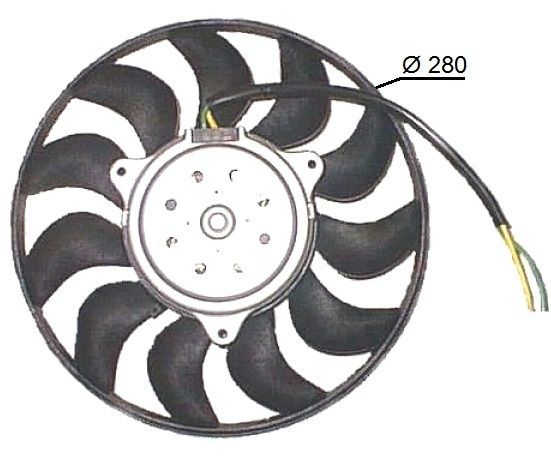 NRF 47616 - Ventilátor motora -