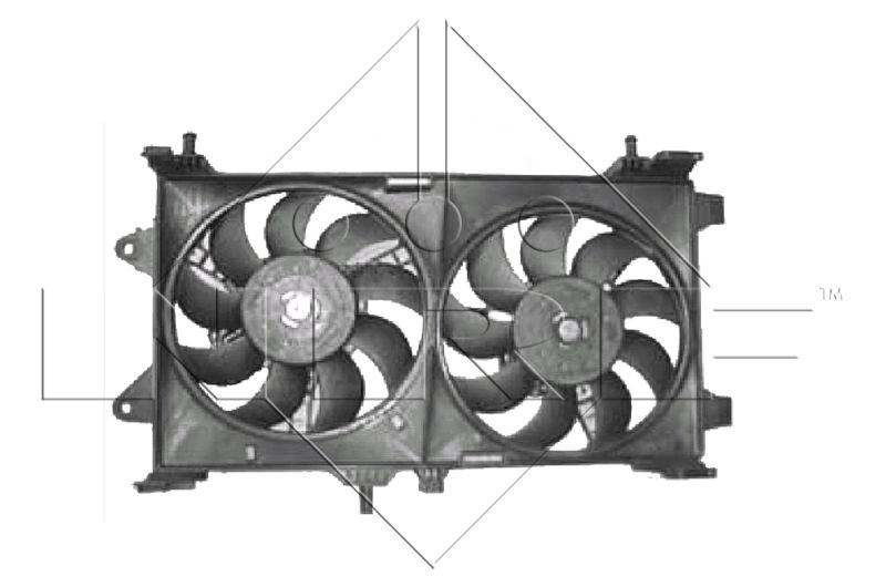 NRF 47802 - Ventilátor motora -