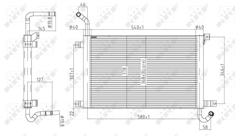 NRF 50144 - Chladič vody -
