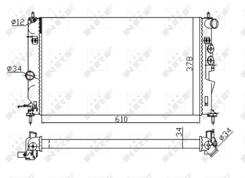 NRF 50563A - Chladič vody -