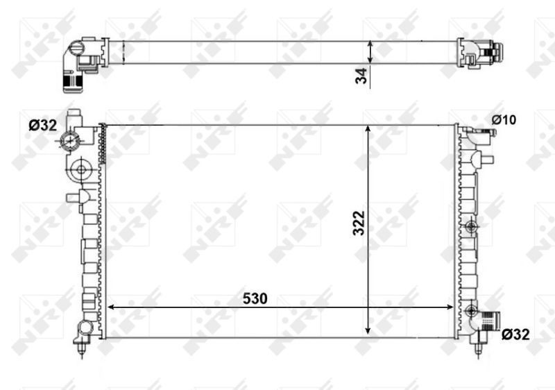 NRF 509502A - Chladič vody -