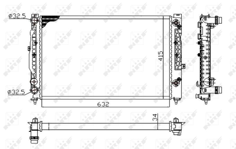 NRF 529504A - Chladič vody -