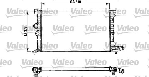 Valeo 731009 - Chladič vody -