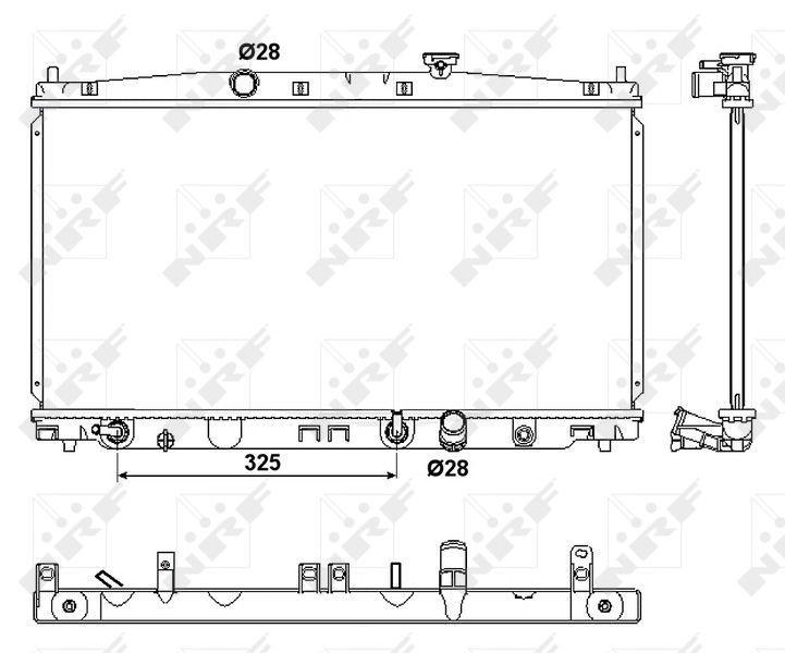 NRF 53094 - Chladič vody -