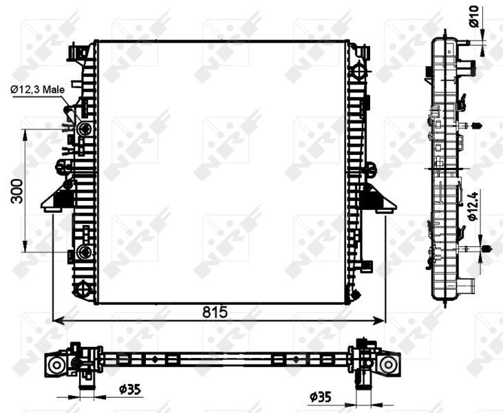NRF 53097 - Chladič vody -