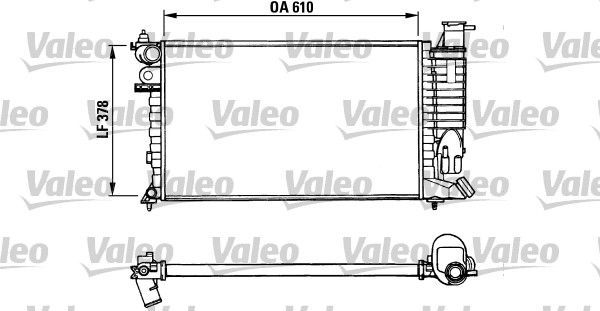 Valeo 731010 - Chladič vody -