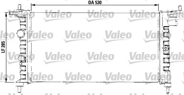 Valeo 731013 - Chladič vody -