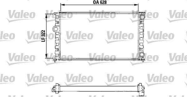 Valeo 731025 - Chladič vody -