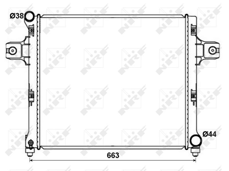 NRF 53191 - Chladič vody -
