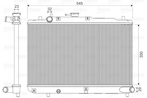 Valeo 731036 - Chladič vody -