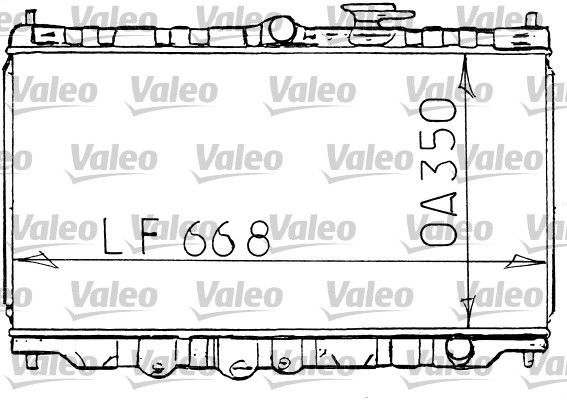 Valeo 731100 - Chladič vody -