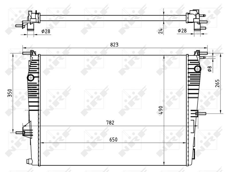 NRF 53965 - Chladič vody -