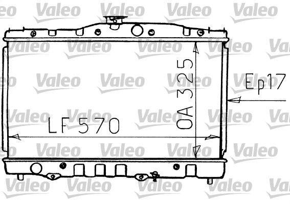 Valeo 731135 - Chladič vody -