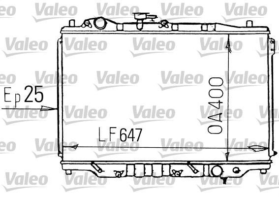 Valeo 731139 - Chladič vody -