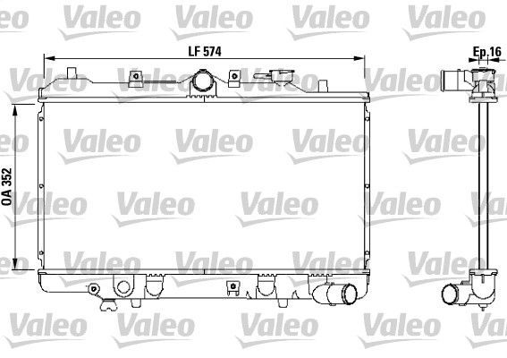Valeo 731142 - Chladič vody -