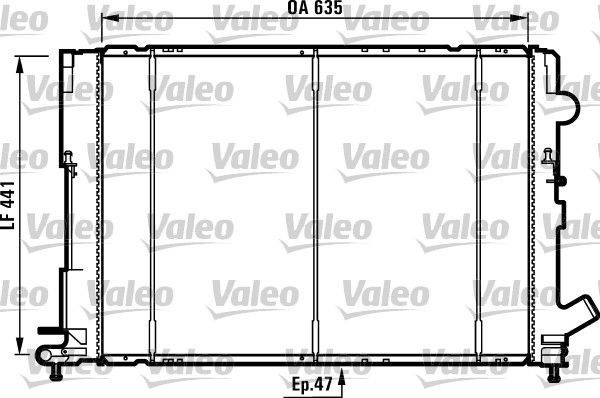 Valeo 731161 - Chladič vody -
