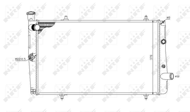 NRF 54669 - Chladič vody -