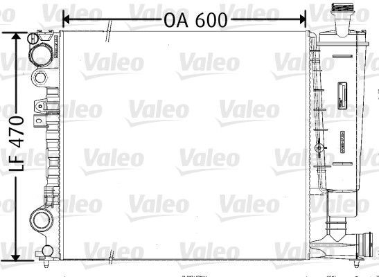 Valeo 731165 - Chladič vody -