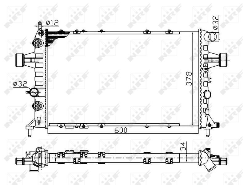 NRF 58178A - Chladič vody -