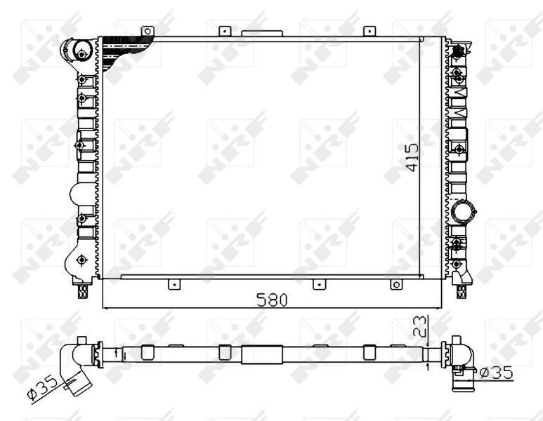 NRF 58202A - Chladič vody -