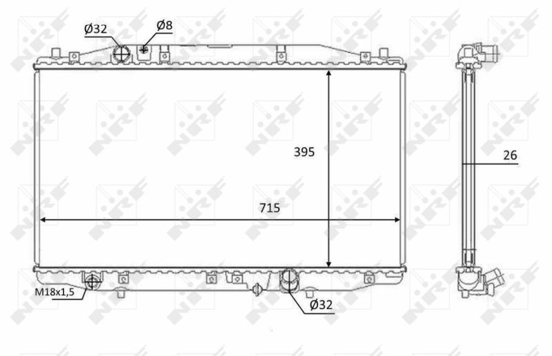 NRF 58452 - Chladič vody -