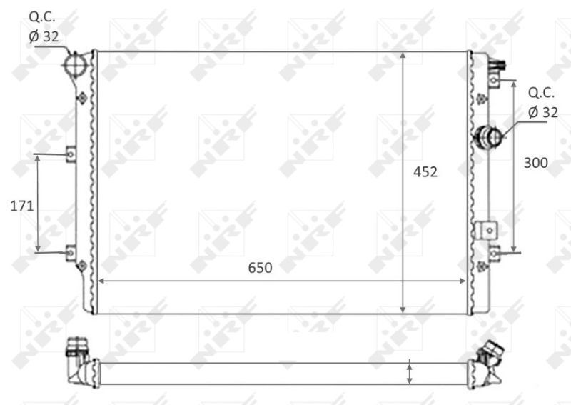 NRF 58464 - Chladič vody -