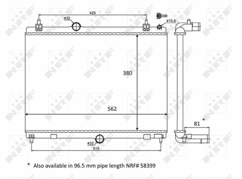 NRF 58468 - Chladič vody -