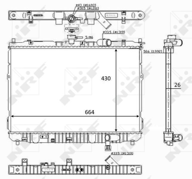 NRF 59046 - Chladič vody -