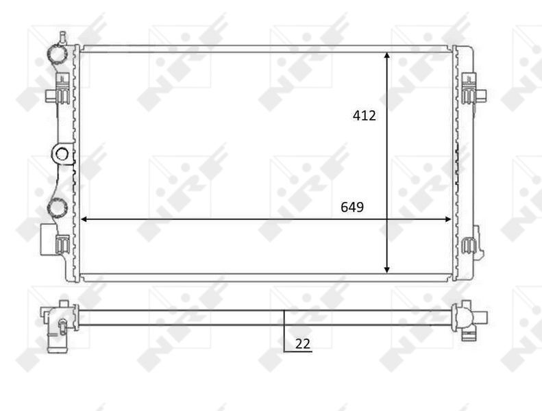 NRF 59056 - Chladič vody -