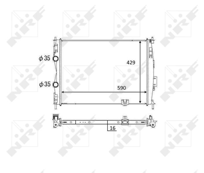 NRF 59061 - Chladič vody -
