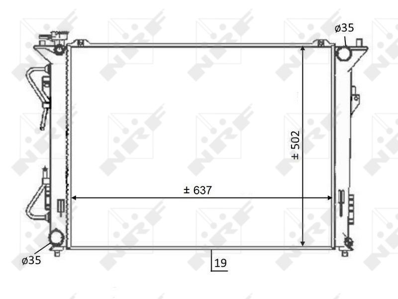 NRF 59064 - Chladič vody -
