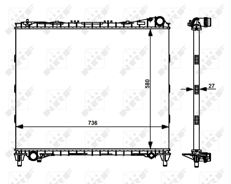 NRF 59174 - Chladič vody -