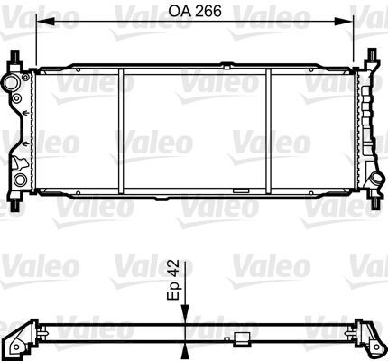 Valeo 731179 - Chladič vody -