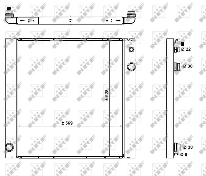 NRF 59182 - Chladič vody -