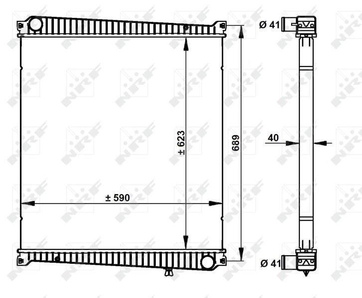 NRF 59212 - Chladič vody -