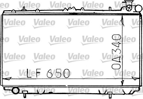 Valeo 731193 - Chladič vody -