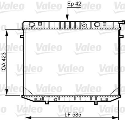 Valeo 731237 - Chladič vody -