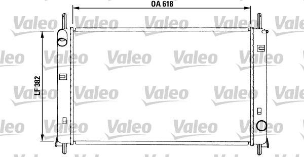 Valeo 731257 - Chladič vody -