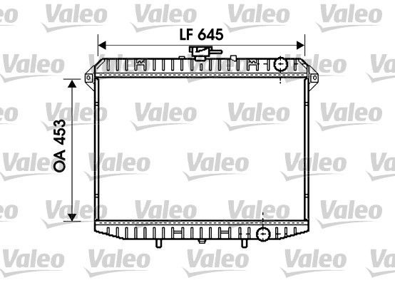 Valeo 731261 - Chladič vody -