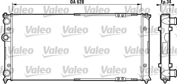Valeo 731264 - Chladič vody -