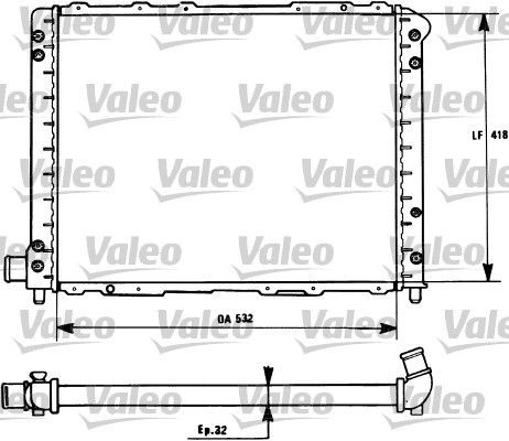 Valeo 731276 - Chladič vody -