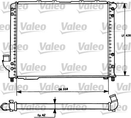 Valeo 731278 - Chladič vody -