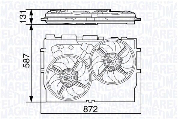 Magneti Marelli 069422582010 - Ventilátor motora -