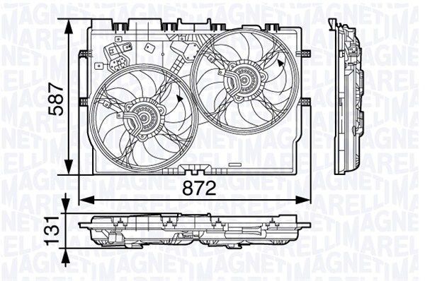Magneti Marelli 069422584010 - Ventilátor motora -