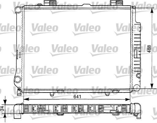 Valeo 731291 - Chladič vody -