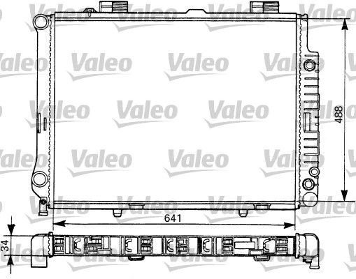 Valeo 731292 - Chladič vody -